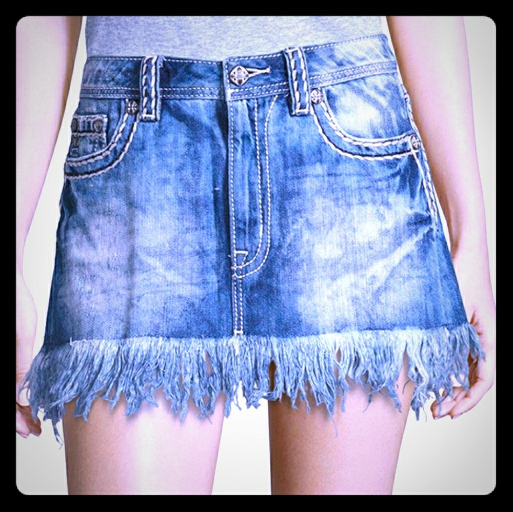 Miss Me denim skirt